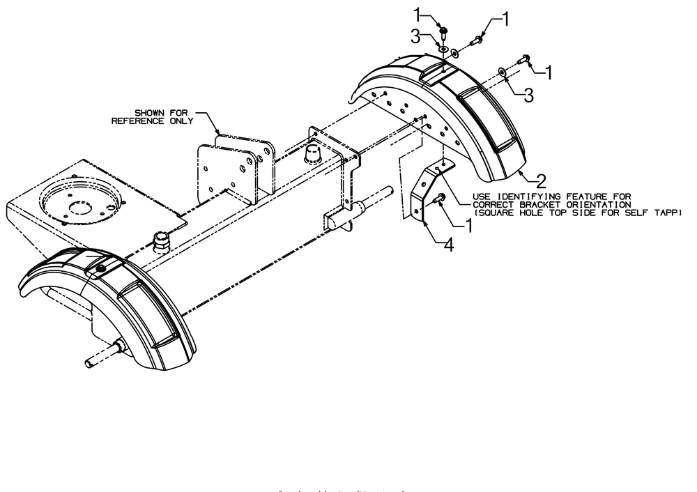 Fender Diagram and Parts List for LS25 (24BF552B756)(2017) Cub Cadet Log Splitter